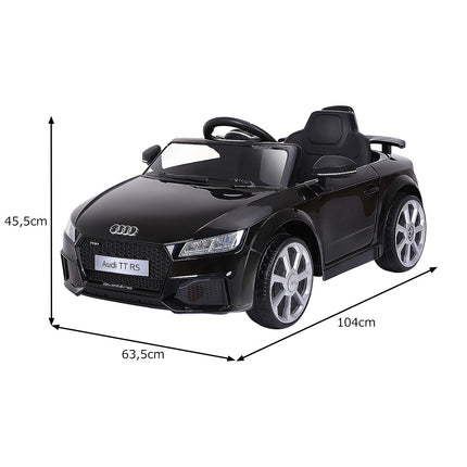 Kids Electric Ride-On Car, Remote Control, USB, Black