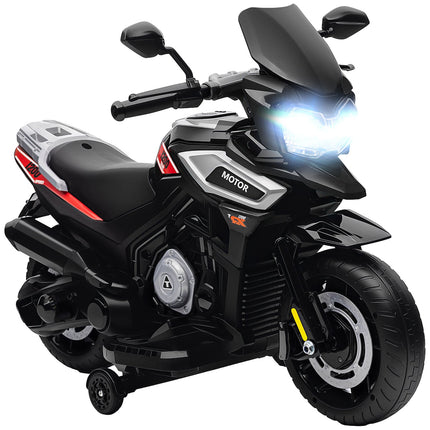 Kids Electric Ride-On Motorcycle, 18-36 Months, Black