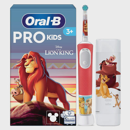 Kids Electric Toothbrush, Disney Lion King, Travel Case
