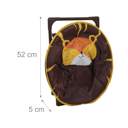 Kids Foldable Moon Chair with Animal Design
