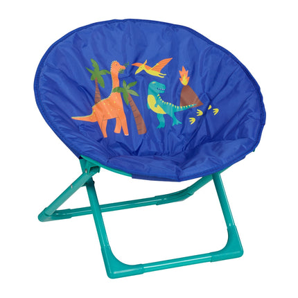 Kids Foldable Moon Chair with Animal Design