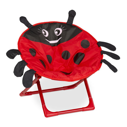 Kids' Foldable Moon Chair with Animal Design
