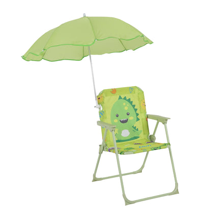 Kids' Folding Chair with Parasol – Lightweight, Portable