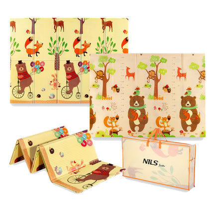 Kids Folding Mat, Forest Design, 190x150cm