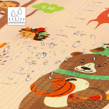 Kids Folding Mat, Forest Design, 190x150cm