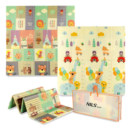 Kids Folding Mat, Zoo Design, 195x180cm
