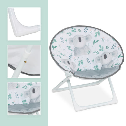 Kids Folding Moon Chair – Padded, Water-Repellent Seat