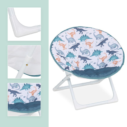 Kids Folding Moon Chair – Padded, Water-Repellent Seat
