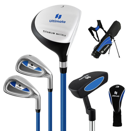 Kids Golf Club Set, Right-Handed, Ages 11-13, Blue