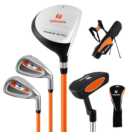 Kids Golf Club Set, Right-Handed, Ages 11-13, Orange