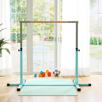 Kids Gymnastics Horizontal Bar, 13-Level Adjustable, 75 kg