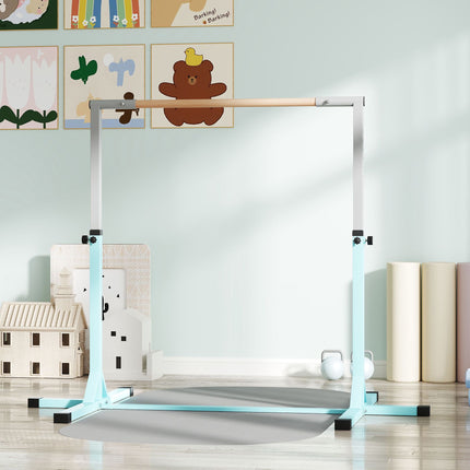 Kids Gymnastics Horizontal Bar, 13-Level Adjustable, 75 kg