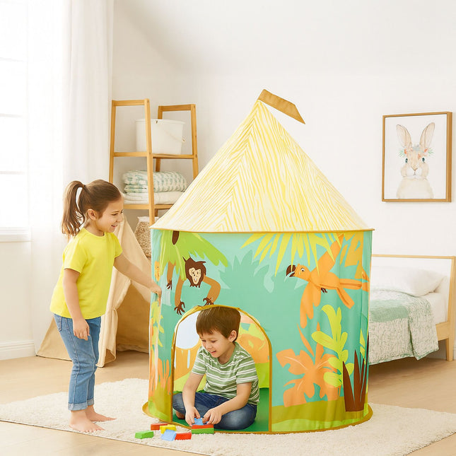 Kids Jungle Play Tent – Indoor/Outdoor Adventure Hut