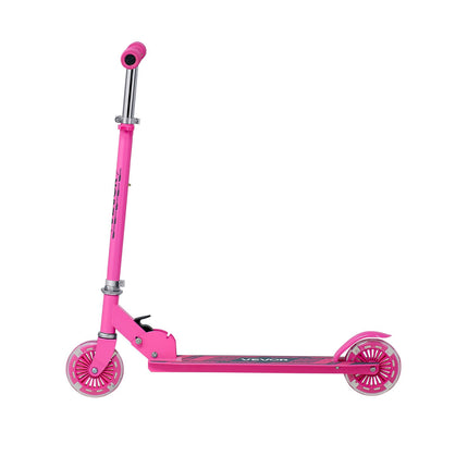 Kids Kick Scooter, 2-Wheel Light-Up, Adjustable, Foldable