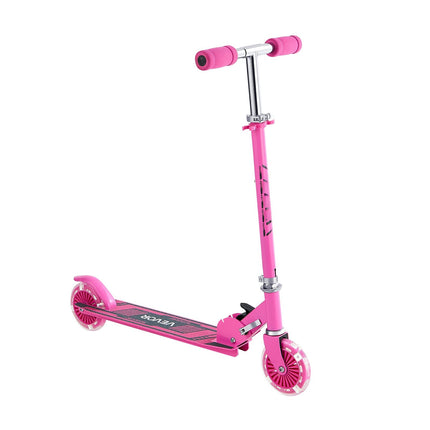 Kids Kick Scooter, 2-Wheel Light-Up, Adjustable, Foldable