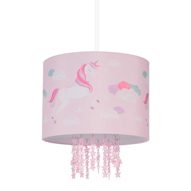 Kids' Light Fixture Pink Unicorn