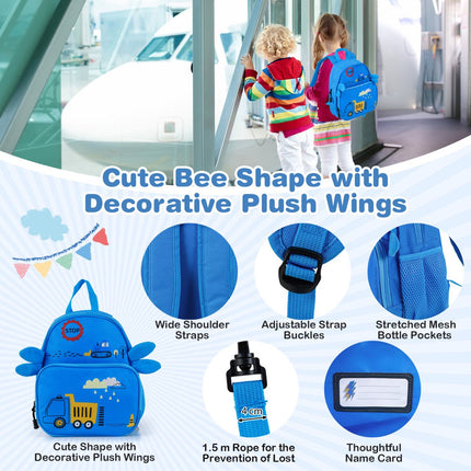 Kids Luggage Set, 18in Ride-On Suitcase, 12in Backpack, Spinner Wheels