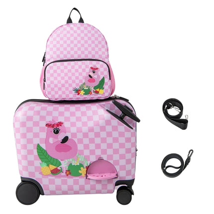 Kids' Luggage Set with Backpack, 12"+18" Hard Shell