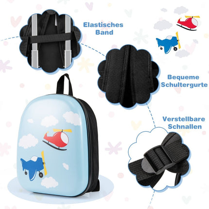 Kids Luggage Set with Wheels – 17" Suitcase & 13" Backpack
