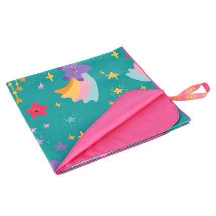 Kids Microfiber Towel, Stars Print, 160 x 80 cm