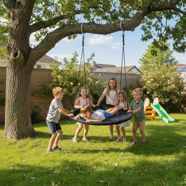 Kids Nest Swing with Cushion & Grips, Adjustable Height