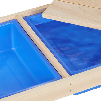 Kids Picnic Bench with Water & Sand Play Table