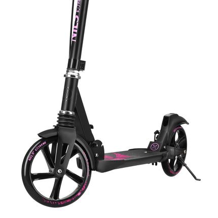 Kids' Pink Scooter with 200mm Wheels, Dual Brakes