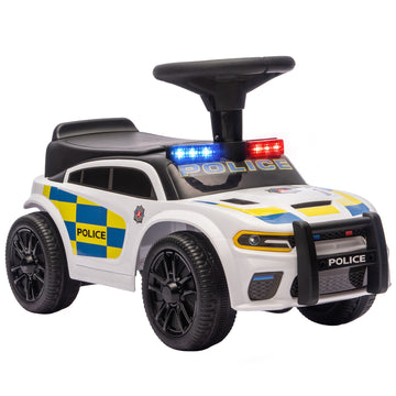 Kids' Police Ride-On Car with Music, Lights & Storage