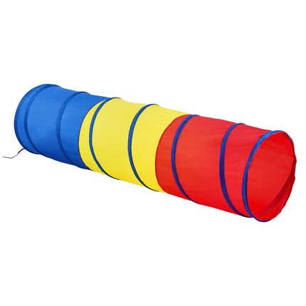 Kids Pop-Up Crawl Play Tunnel, Collapsible Indoor/Outdoor