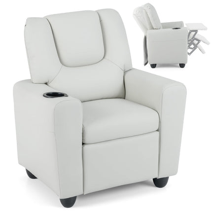 Kids Recliner Chair with Adjustable Backrest & Footrest