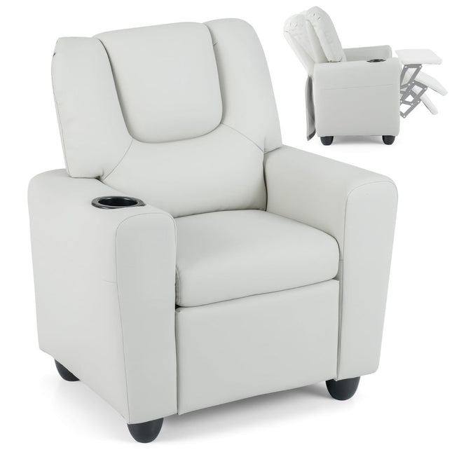 Kids Recliner Chair with Adjustable Backrest & Footrest