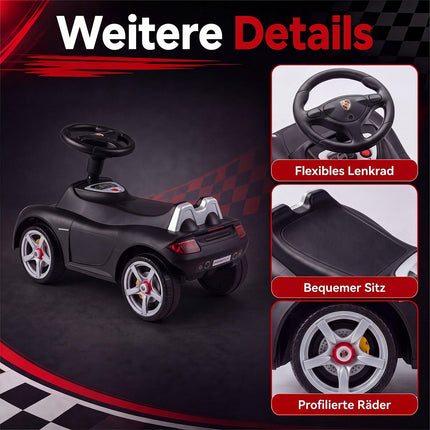 Kids Ride-On Car with Horn & Sound, Porsche Licensed