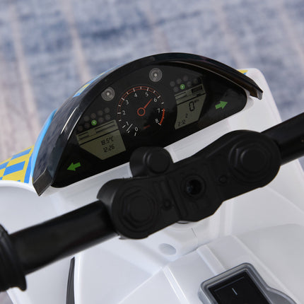 Kids Ride-On Motorcycle with Music & Lights, Blue, 18-36 Months