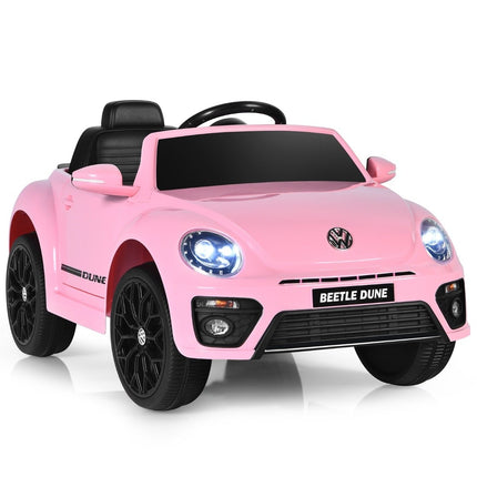 Kids Ride-On VW Beetle Car with Music & Remote Control