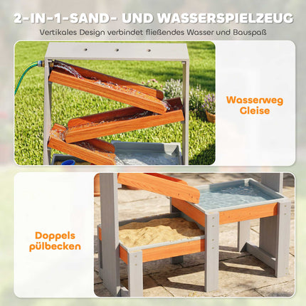 Kids Sand and Water Table with Removable Basins, Ages 3-8