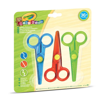Kids' Scissors Set, 3 Pieces, Safe for Children