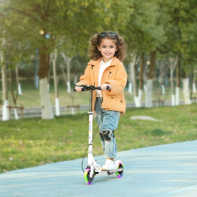 Kids Scooter with Adjustable Handle, 3-8 Years, 50kg Capacity