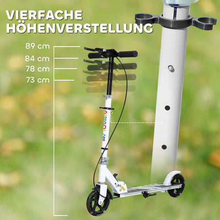 Kids Scooter with Adjustable Handle, 3-8 Years, 50kg Capacity