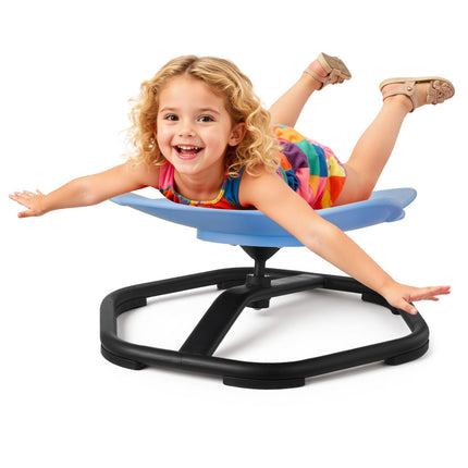 Kids Sensory Swivel Chair, 360 Spin, 220 lb, Blue