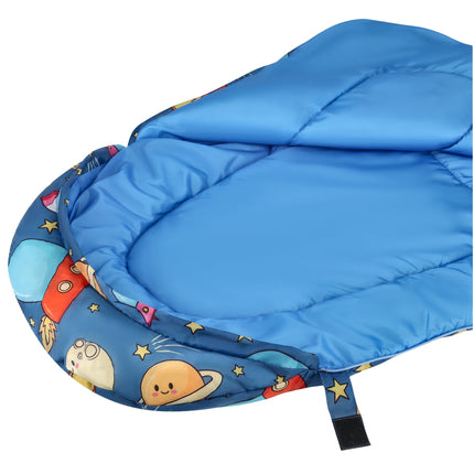 Kids Sleeping Bag With Backpack, 170x60 cm, 12C