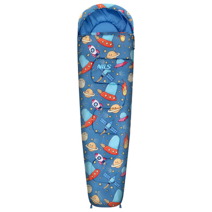 Kids Sleeping Bag With Backpack, 170x60 cm, 12C