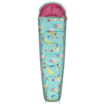 Kids Sleeping Bag with Backpack, Stars, 12C Comfort