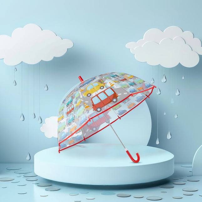 Kids' Stick Umbrella – Colorful, Easy Open, Durable