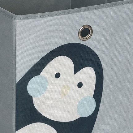 Kids Storage Box Set of 4 – Foldable, Animal Designs