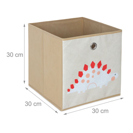 Kids Storage Box Set of 4 – Foldable, Animal Designs
