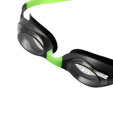 Kids Swimming Goggles, Black/Green, Anti-Fog Lens