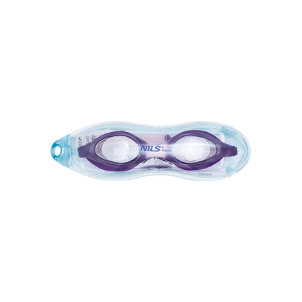 Kids Swimming Goggles, Violet/Pink, Anti-Fog Lens
