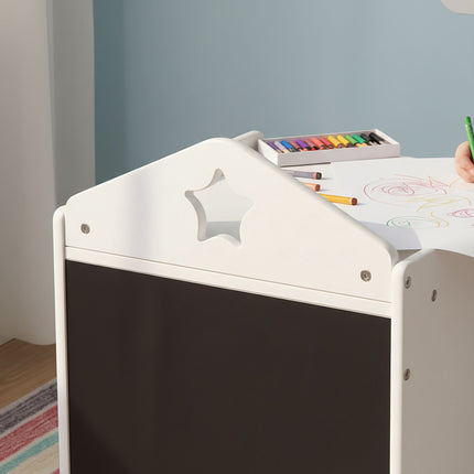 Kids Table & Chair Set with Chalkboard Surface