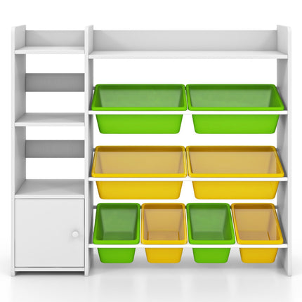 Kids Toy Storage Organizer, 8 Bins, Shelves, Cabinet