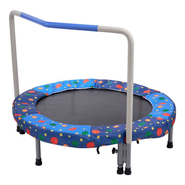 Kids Trampoline 36 Inch, Foldable With Handle, 220 lb